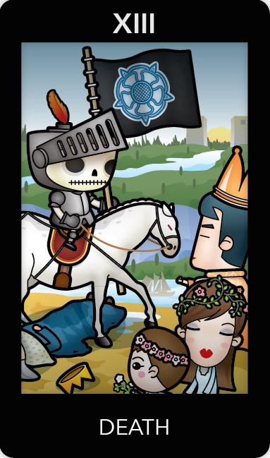 其實「死神」不一定是與死亡相關,有時只是代表了某個事件或是關係的結束。插畫/馬克提供