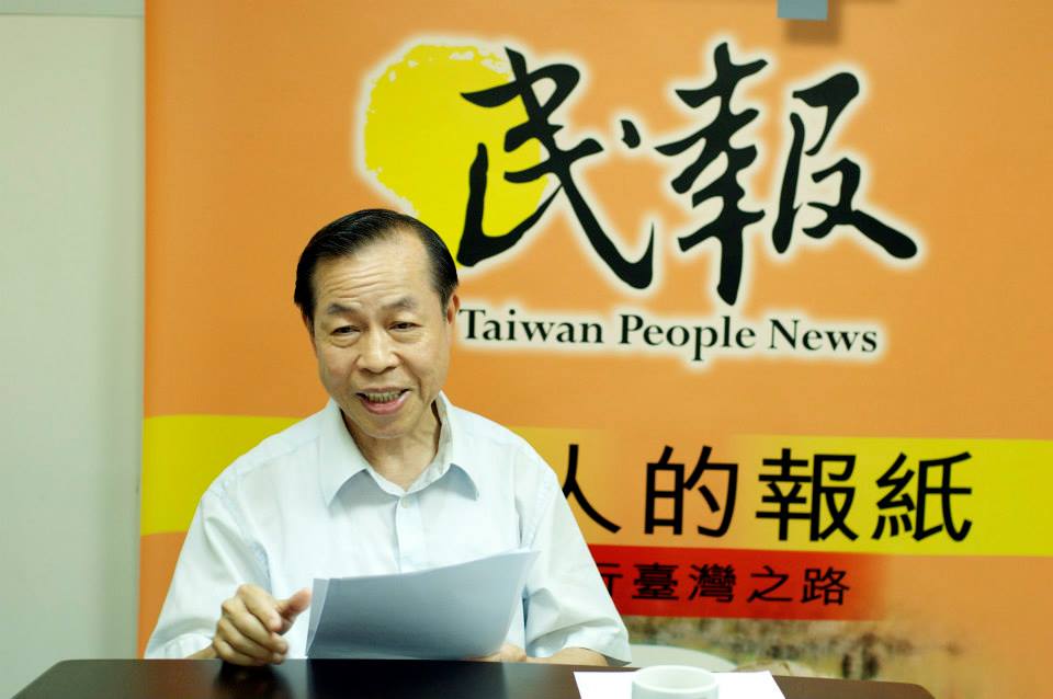 劉志聰認為太陽花學運打亂北京促統的節奏，阻止馬的統一時程（黃謙賢攝影）