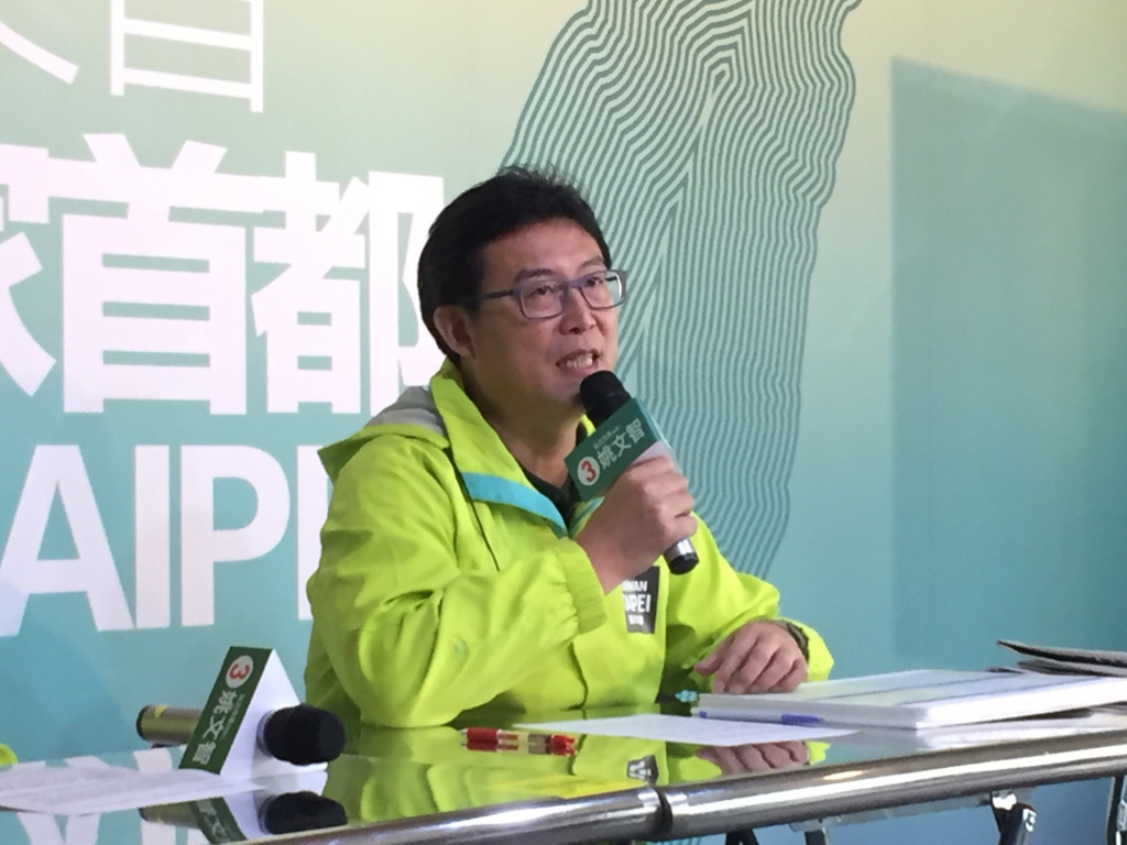 民進黨台北市長候選人姚文智今（12）日表示，近日封關前民調，民進黨候選人民調都被嚴重低估，平均至少低估15%。圖／劉明堂