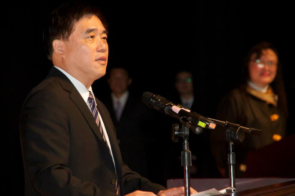 前台北市長郝龍斌澄清美河市案，強調任內數度與日勝生談判，已嚴格把關。（本報資料照片，記者黃謙賢攝）20`50225