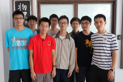 亞洲物理奧林匹亞競賽10日揭曉成績,台灣代表隊共有8名學生代表參賽,共獲得3金5銀,在20多個參賽國家中,國際排名第3。(教育部圖片提供)