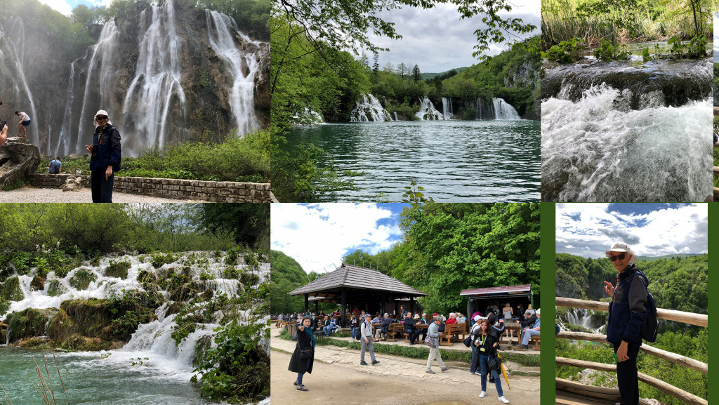 醫界大老陳順勝醫師走訪克羅埃西亞Slunj的普列維切國家公園Plitvice National Park。(圖/陳順勝 合成/林崑峯)