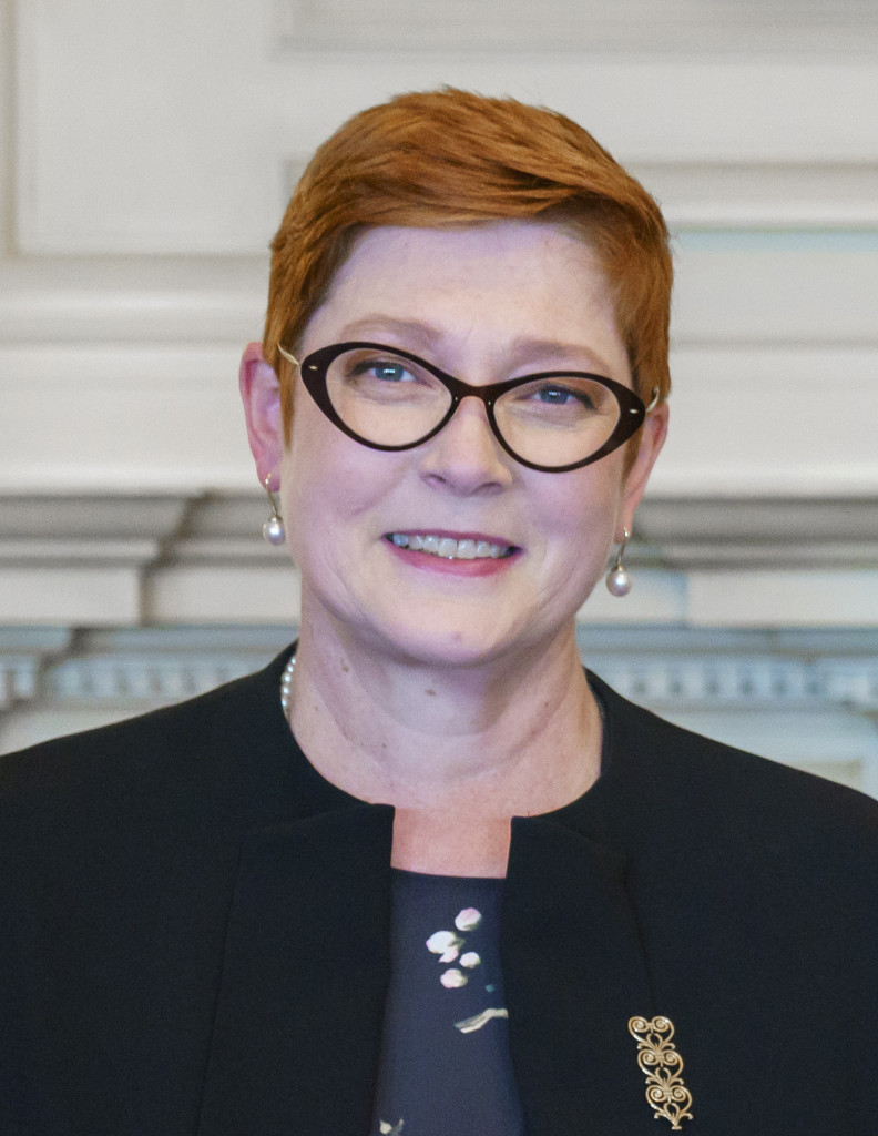 澳洲長外交部長馬里斯·佩恩（Marise Payne）在一份聲明中說，她決定取消四項協議，包括維多利亞州在2018年和2019年與中國簽署的兩項「一帶一路」合作協議。。圖／擷自維基百科，公有領域