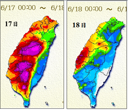 梅雨連下好幾天，大家都在問什麼時候雨停？氣象專家吳德榮說，這波梅雨已近尾聲，本周三起天氣開始放晴。(圖/擷取自洩天氣教室)