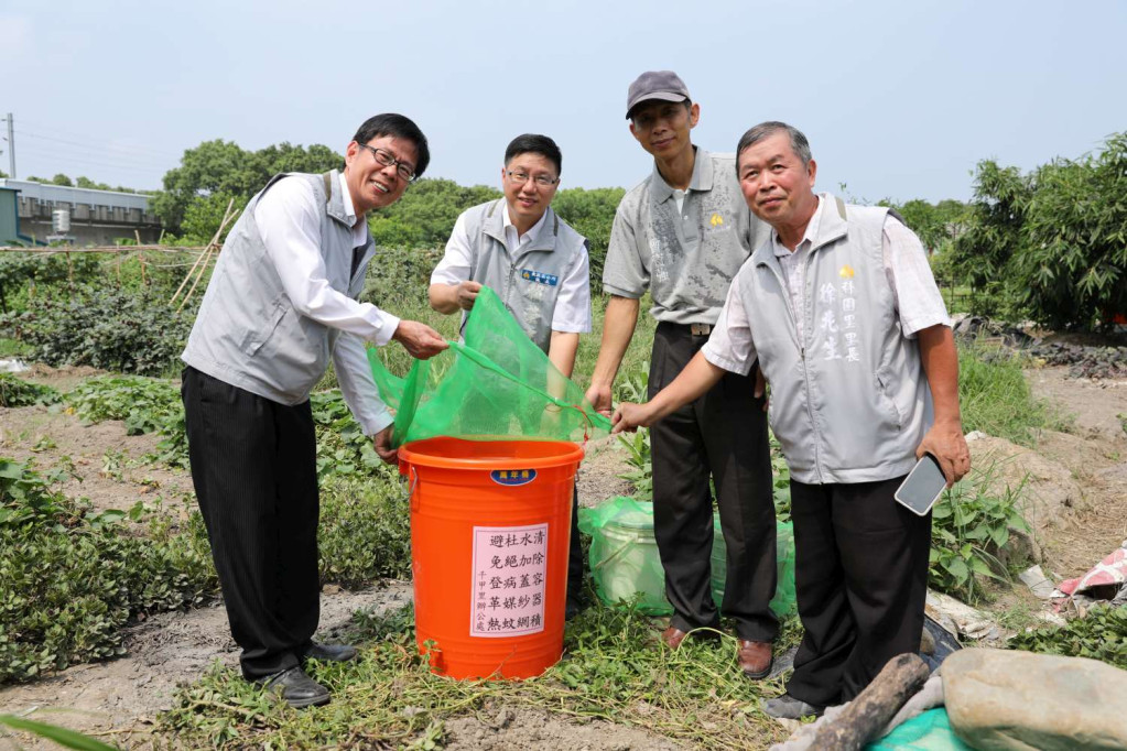 新竹市特製「防蚊紗網」。圖／新竹市政府提供