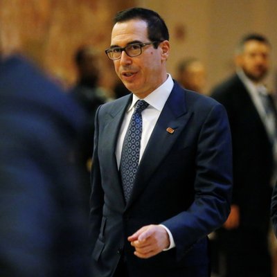 美國財政部長努姆欽（Steven Mnuchin）9月13日發布聲明，指中俄兩家公司違反美國制裁規定向北韓輸送資金，並宣布對兩家涉嫌支持北韓核發展的科技公司實施制裁。圖／取自努姆欽推特