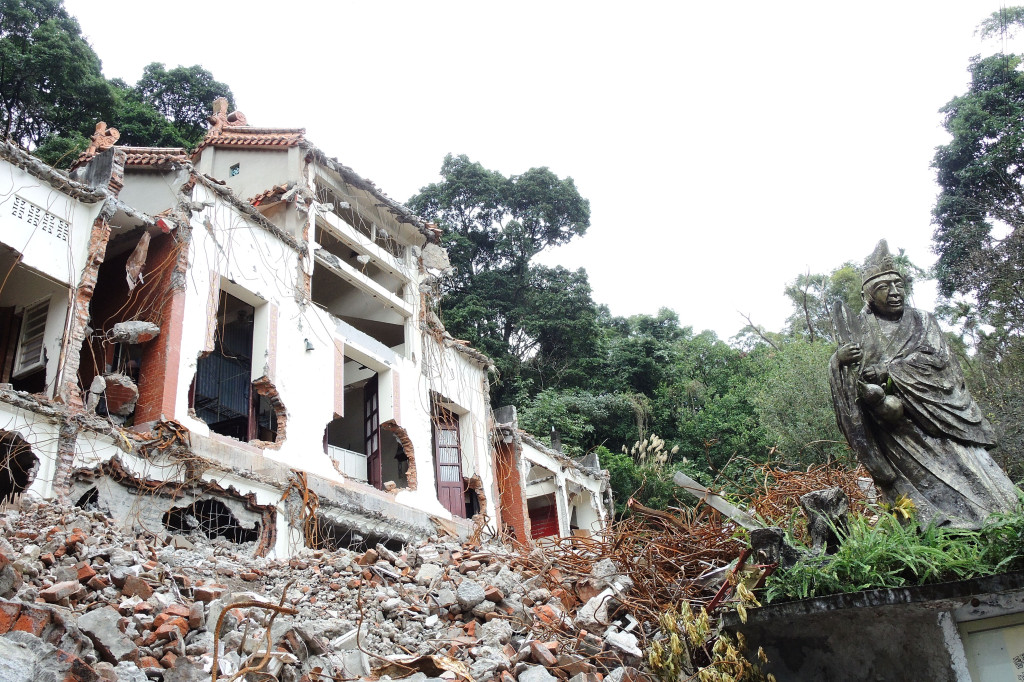 普安堂被毀是台灣文化資產歷史的重大慘案。圖／土城普安堂提供