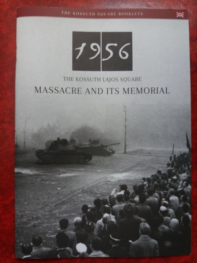 匈牙利1956年革命文宣品，購於匈牙利國會前的廣場地下展覽室前。（作者提供）