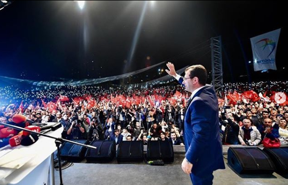 反對派共和人民黨(CHP)伊斯坦堡市長候選人伊瑪莫魯(Ekrem Imamoglu) 。圖:取材自Ekrem Imamoglu IG