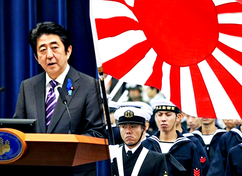 日本在七月一日內閣會議通過對集體自衛權是否合憲的判斷解釋。這個影響對於美日同盟、東亞戰略情勢以及台灣的安全都會非常深遠。（圖片：網路資料，民報合成）