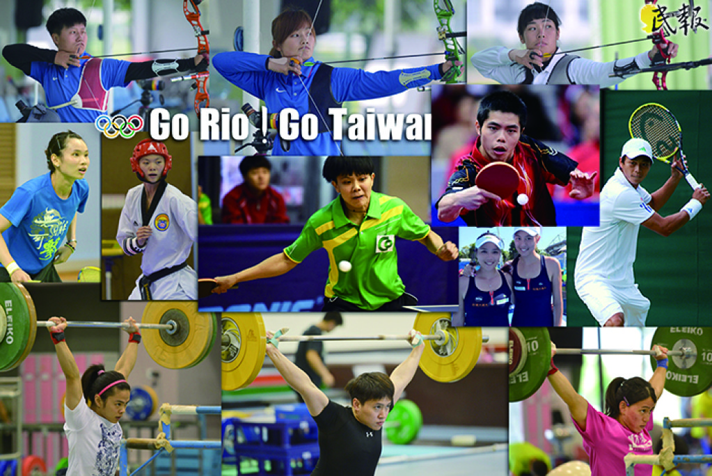 2016年里約奧運台灣代表團，被預言是史上最強的台灣隊，不僅參賽人數是歷年之最，也有長庚醫療團隊全力撐腰。圖／許嘉芫影像後製