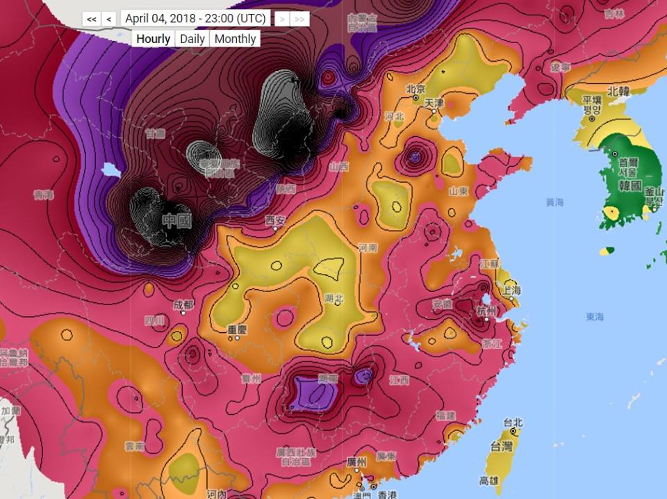 中央氣象局副局長鄭明典今（5）日表示，明天之後的氣象條件，中國大陸北方沙塵暴有機會吹到台灣附近。圖／取自鄭明典臉書