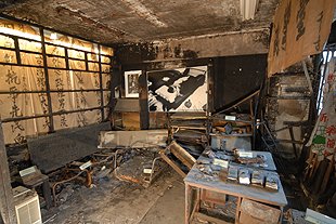 鄭南榕紀念館保留了鄭南榕自焚現場。(鄭南榕基金會網站)