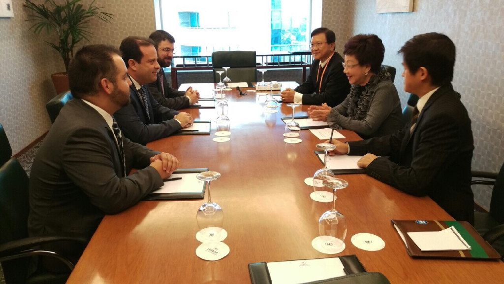 呂秀蓮：這回如願到巴西來，是台灣有史以來最高層級的人士，受到巴西政府的國賓禮遇......。（圖：呂秀蓮辦公室提供）