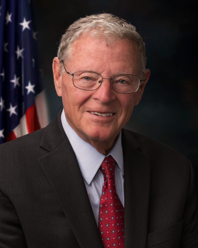 美國參議院台灣連線共同主席共和黨參議員殷荷菲（Jim Inhofe R-Okla.）。圖／擷自維基百科，公有領域