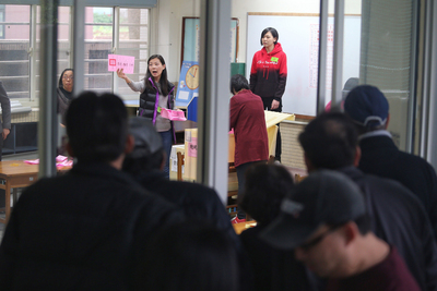 第14任總統副總統與第9屆立委選舉16日投開票，具有指標性的北市天玉里，小英得票率達52.2%。（中央社）