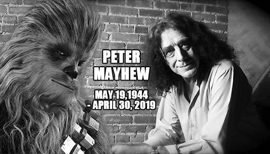 星際大戰演員彼得．梅休(Peter Mayhew)過去，享年74歲。(推特)