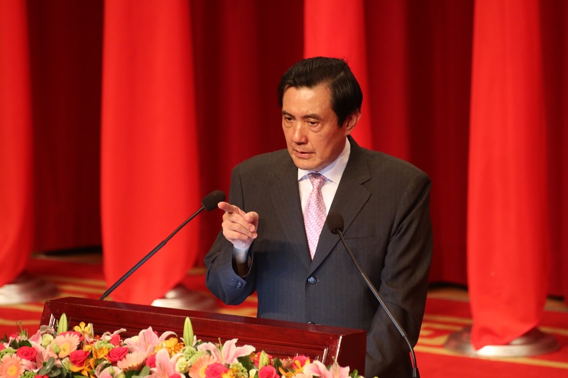 馬總統今再度對張顯耀案發表看法,認為是兩岸大勢間的小波瀾。(記者何豪毅攝)