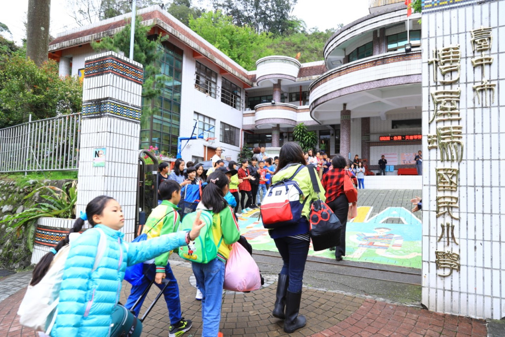 全國第一所原住民族實驗教育小學。（台中市教育局）