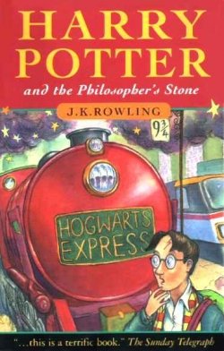 1997年6月26日這一天，《哈利波特》系列第一集：《神秘的魔法石》英國原版（圖）正式在倫敦出版，隨即在全球颳起哈利波特風潮。圖／Wiki