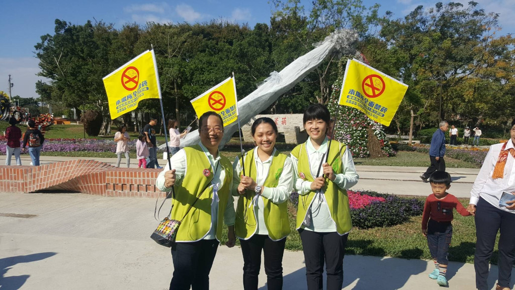 花博四大園區包括后里馬場、森林園區、外埔園區及豐原葫蘆墩公園，園區場館內外全面禁菸。（台中市衞生局）