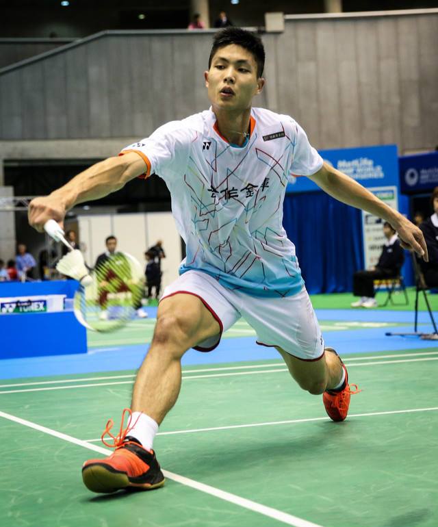 台灣羽球好手周天成今晚出戰世界排名第一的馬來西亞好手李宗偉,總統蔡英文也隔海替周天成加油!(圖 摘自周天成臉書粉絲頁)