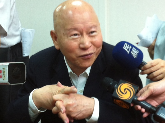 許信良曾贊成凍結台獨黨綱,日前又在中共官媒表示「台獨非民進黨創黨初衷」,引發不同解讀。(本報資料照片,朱蒲青攝)