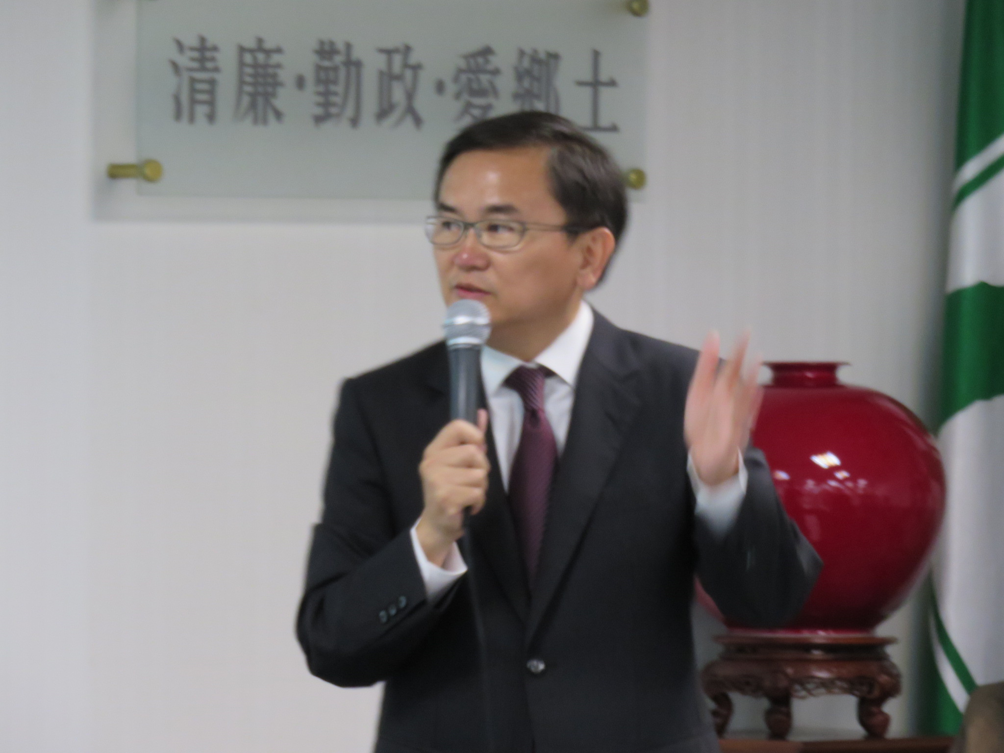 劉櫂豪要求速辦徐耀昌、黃健庭與吳志揚。（朱蒲青攝）