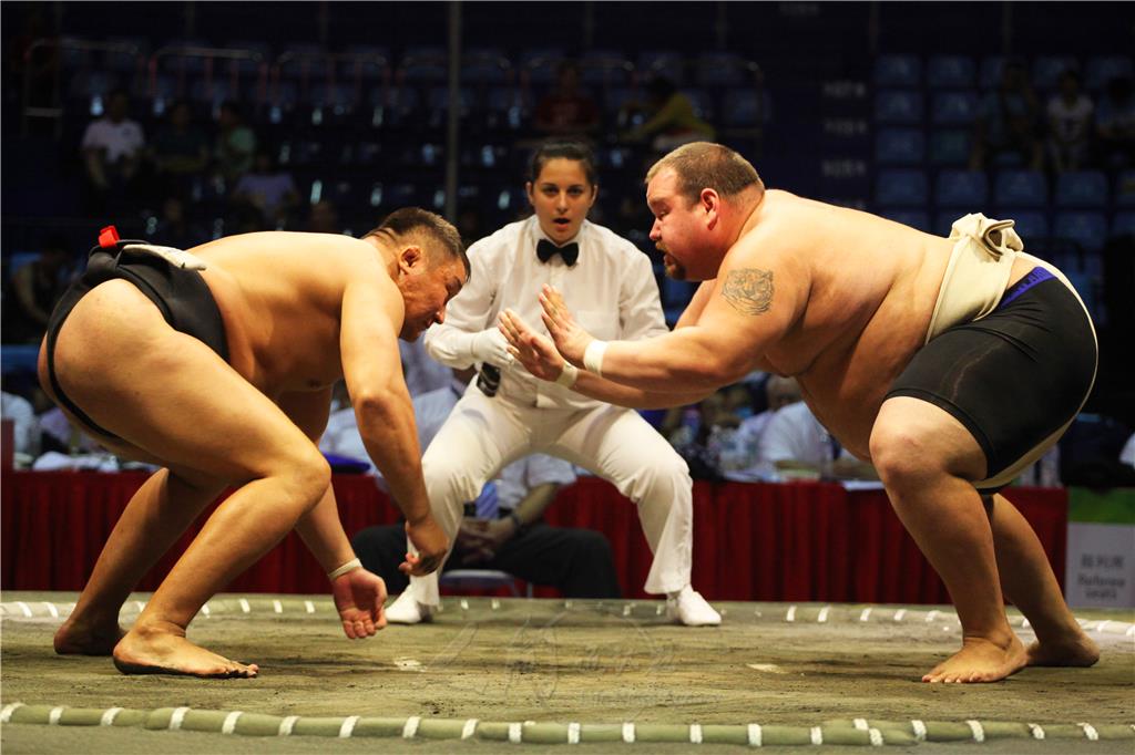 台灣相撲男子組在2014年高雄世界相撲錦標賽中表現佳，獲得無差別級銀牌、中量級的銅牌以及重量級的銅牌。（圖／中華民國相撲協會）