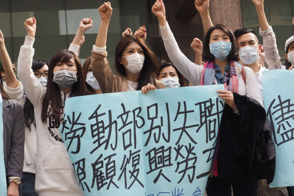 復興航空企業工會8日將赴交通部抗議，要求接收航線的航空公司也要接收興航員工。圖／張家銘（資料照）