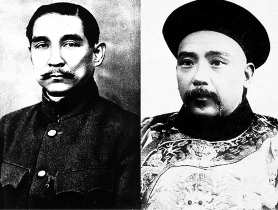 「1912年1月,孫文又在北京製造刺殺袁世凱的東華門案件」,陳破空說,同盟會放置炸彈,炸死袁世凱的衛隊長等10多人,袁倖免於難,而同盟會背景是孫文,故孫文是暗殺主謀的嫌疑人。(圖:合成自網路照片)