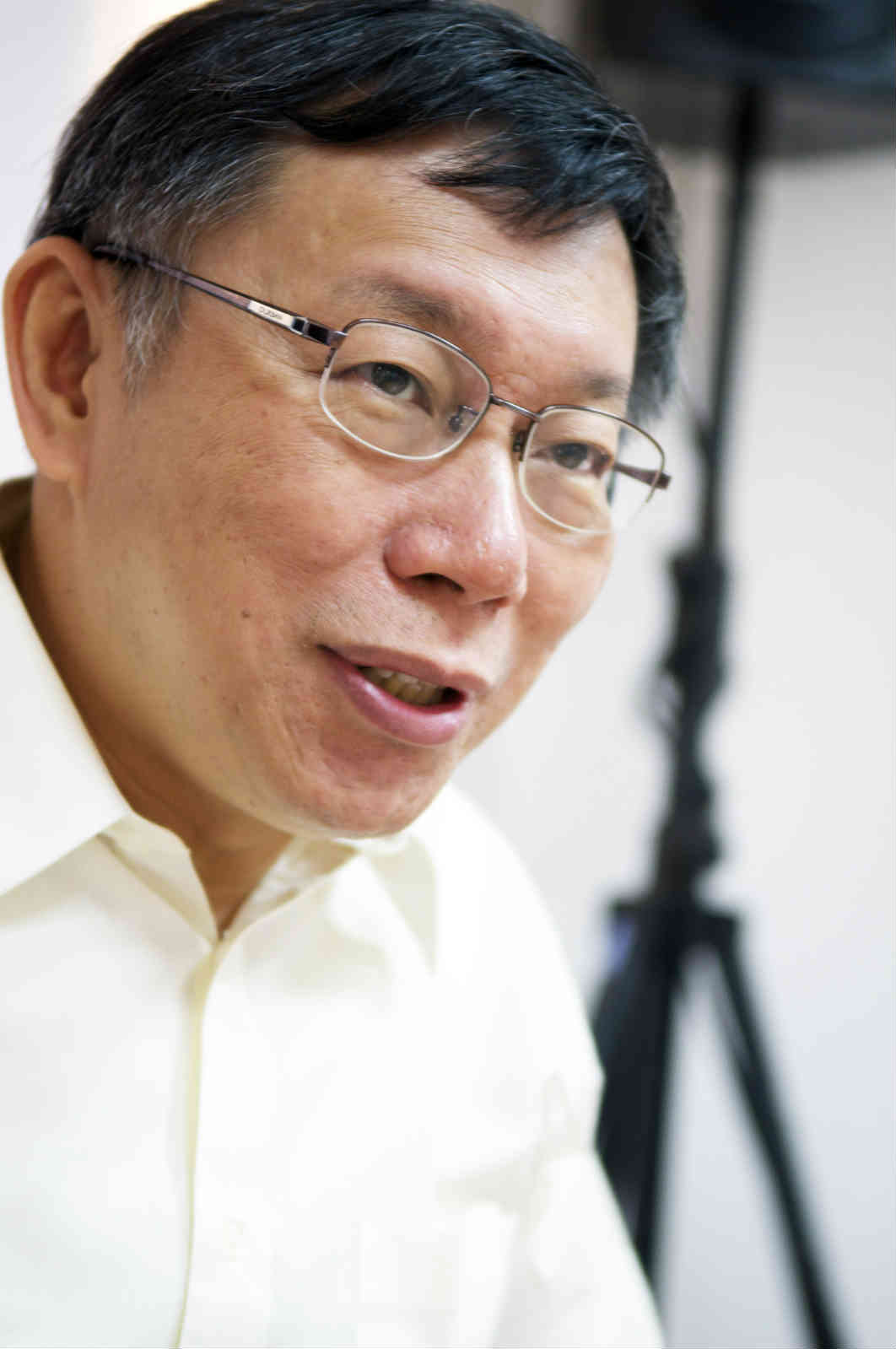 柯文哲今天在臉書po文，舉曼德拉與橄欖球隊白人隊長合作的故事為例，強調他決心要改變台灣的政治文化。（民報資料照片，黃謙賢攝）