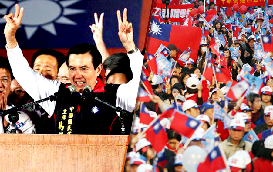 11月29日還照舊投票給中國黨的選民其忠心耿耿之情也許令人「佩服」，更不客氣的說，這些選民是視人不明還是非不分，而且也是寵壞馬英九的大力推手。（網路資料、中央社資料照，民報合成）