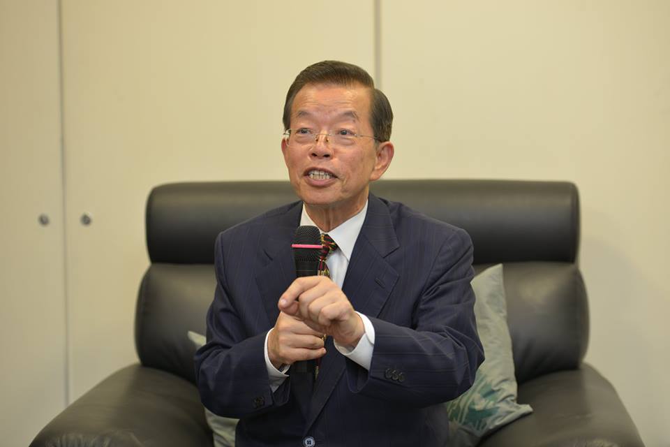新政府駐日代表謝長廷，在其京都大學學長的眼中，是具有開朗性格、有情有義的人。(郭文宏攝20160604)