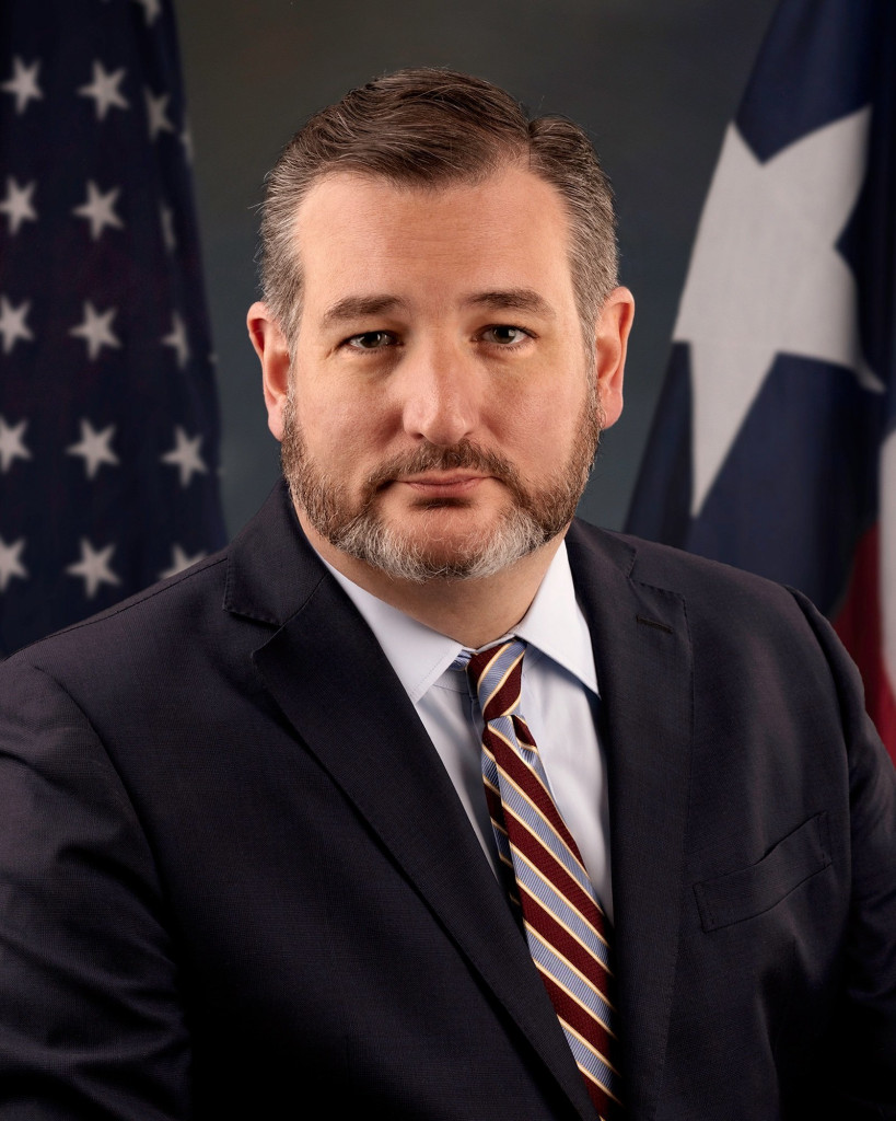 美國參議院外交委員會成員克魯茲(Ted Cruz, R-TX)提出《2021年再保證承諾法》法案，目的在於「給台灣政府代表適當的對待」。圖／公有領域，取自維基共享資源