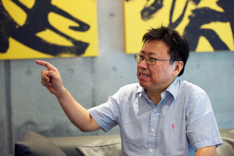 總統大選前中共又對台恫嚇，指蔡英文若當選將「地動山搖」，旅美中國政論家陳破空接受《民報》專訪時直言，中共根本不敢攻打台灣。（黃謙賢攝）
