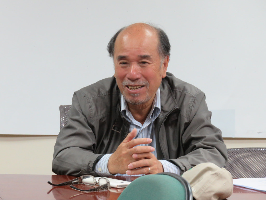 「自由台灣黨」不分區名單，蔡丁貴接受民報專訪時表示，前台聯立委許忠信為第一優先，再來是一邊一國行動聯理事長陳昭姿、東華大學華文文學系副教授楊翠、台北榮總醫學研究科主任郭正典，還有幾位台獨大老。（記者林冠妙攝20150505）