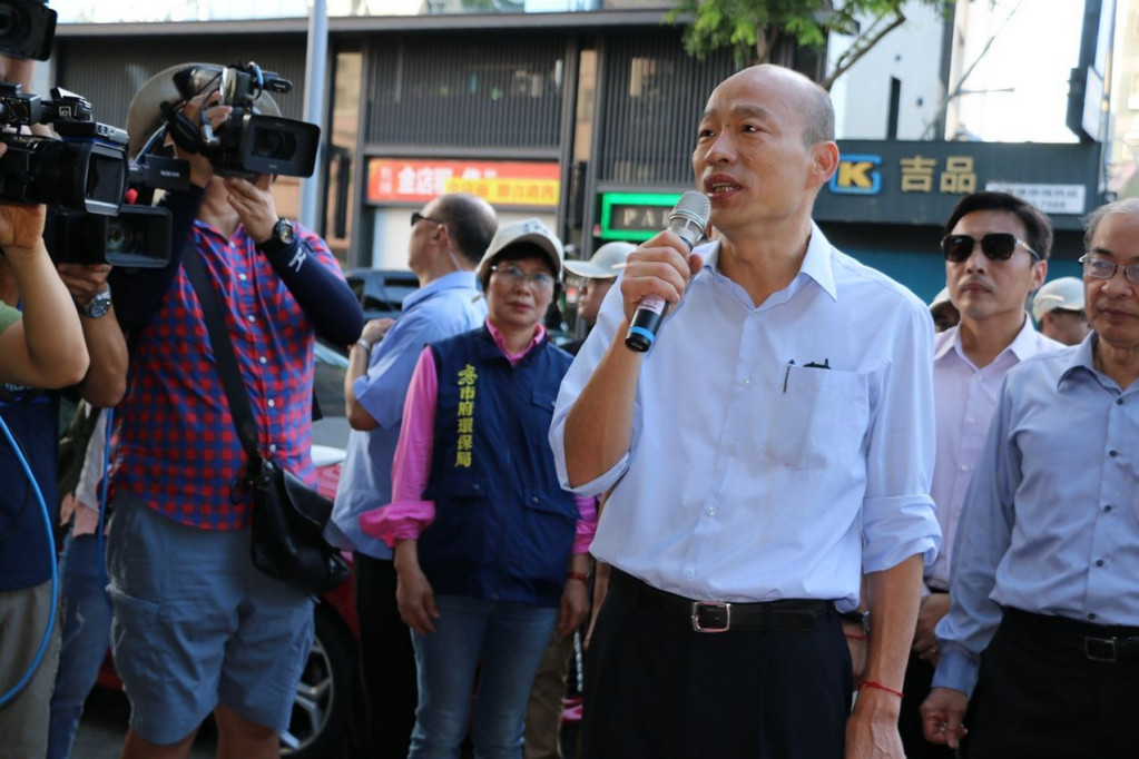 韓國瑜大概沒有想過，一場登革熱疫情可以讓他為自己的神話劃上句號。圖／高雄市政府