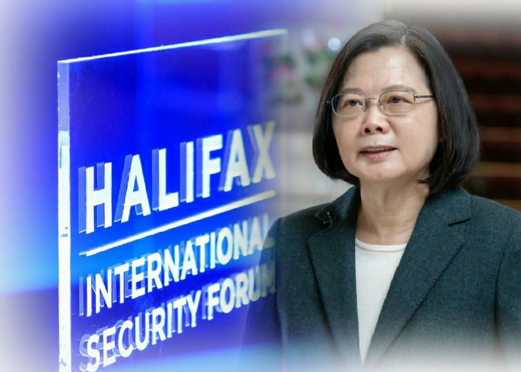 美國智庫哈利法克斯國際安全論壇（Halifax International Security Forum）計劃頒獎給台灣總統蔡英文，但據報導遭到論壇主要資助者加拿大政府反對。圖／擷自總統府flickr、Halifax推特，民報合成