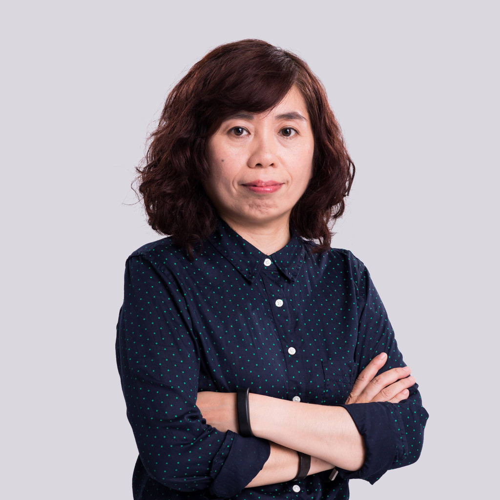 綠黨社會民主黨聯盟公布不分區立委名單，排在第一位的是代表勞工的中華電信工會秘書長張麗芬。（照片張麗芬提供）