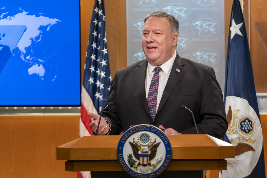 美國國務卿蓬佩奧（Mike Pompeo）發表今年的「國際宗教自由日」聲明，強調美國不斷致力於保護全人類的宗教自由。圖／擷自美國國務院flickr