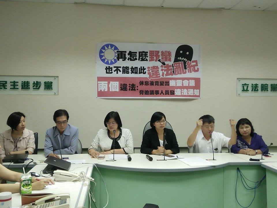 藍委控他暴力 吳焜裕反諷：我們也沒拿刀啊！ 民報 Peoplenews