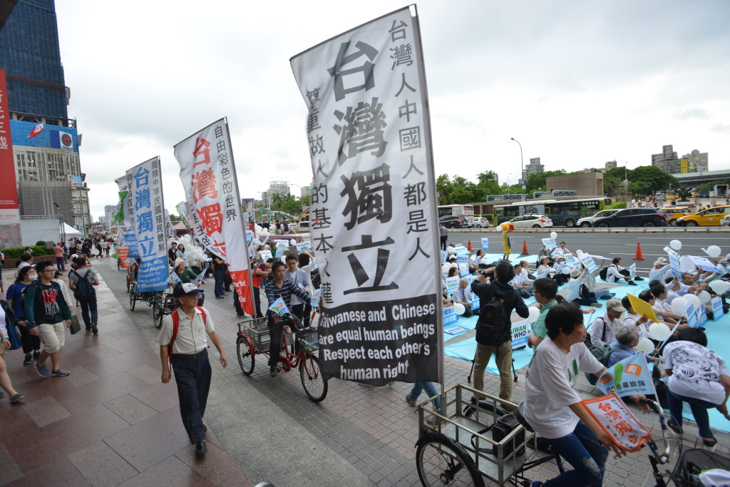 住在台灣的人民，只要拒絕被「紅色中國」統治，台灣就會一直獨立下去，不管用任何國號，我們全部是台獨分子。圖／民報資料照