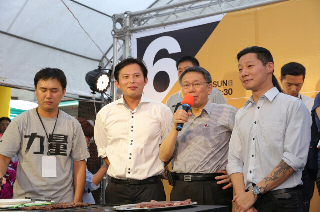 台北市長柯文哲證實體育局長洪嘉文為停車場招標出包而請辭，但他強調明天上班時間才會處理人事。（台北市政府提供）20160619