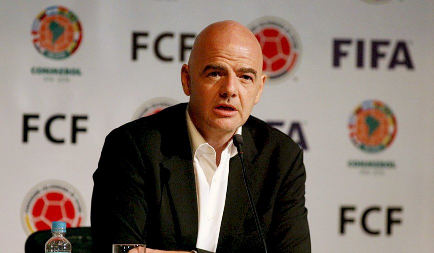 國際足球總會(FIFA)主席英凡提諾(Gianni Infantino)。圖／FIFA