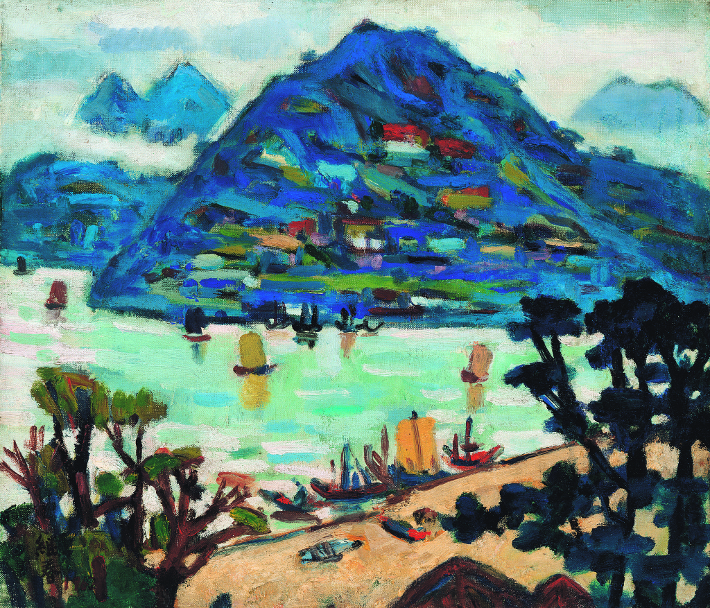 《風景》，廖繼春，1962，油彩、畫布。圖／順益博物館
