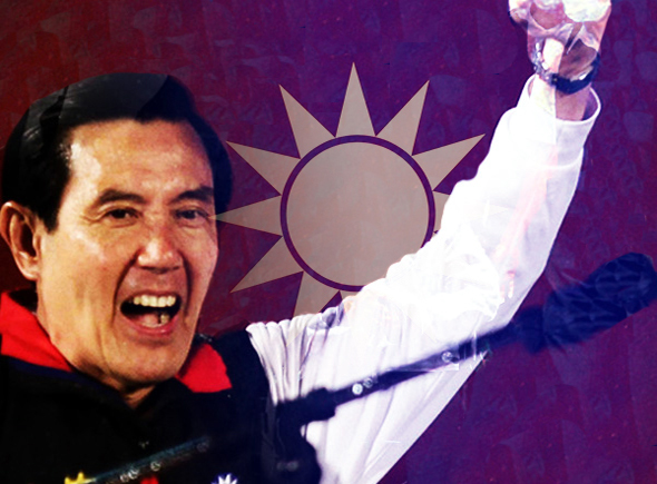 馬英九批判連戰,是因為他們之間有宿仇,並非為了救黨。為了殲滅敵對勢力,連亡黨他都不在乎,這種人心中有國家嗎?(中央社資料照,民報合成)