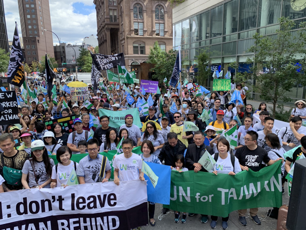 “Let Taiwan join the UN” 是台灣唯一的出路，也是海內外台灣人共同的夢想，讓我們一起為實現這個夢想努力奮鬥吧！圖／2019UN宣達團提供