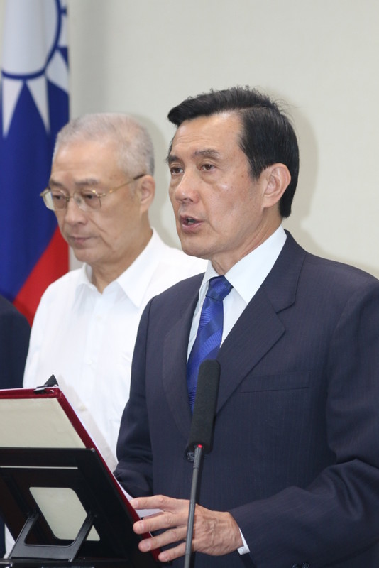 國民黨主席馬英九若辭，將由吳敦義暫代。（資料照片，記者何豪毅攝）