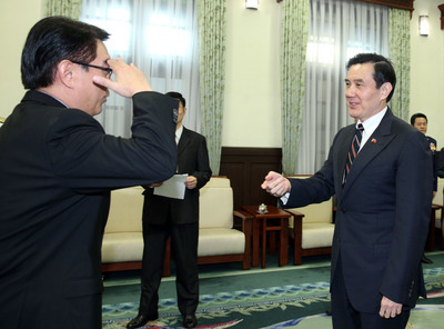 總統馬英九將前往新加坡，與中國國家主席習近平「自然而然會面」，府秘書長與毛揆明天將赴立法院說明。（資料照片，中央社）20151103
